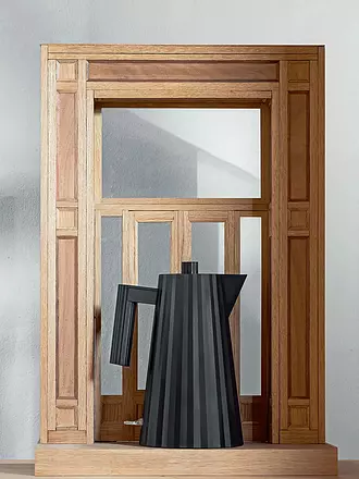 ALESSI | Bouilloire Plissé Blanc 1 l MDL06/1W | schwarz